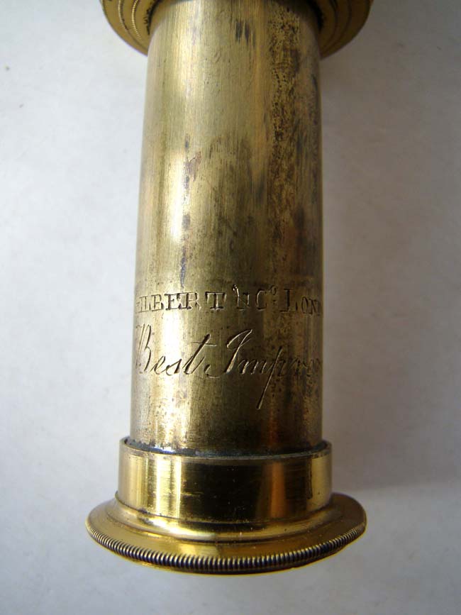 Absolutely the best Three-draw pocket Telescope by Gilbert & Co., London, circa 1800 — image 3